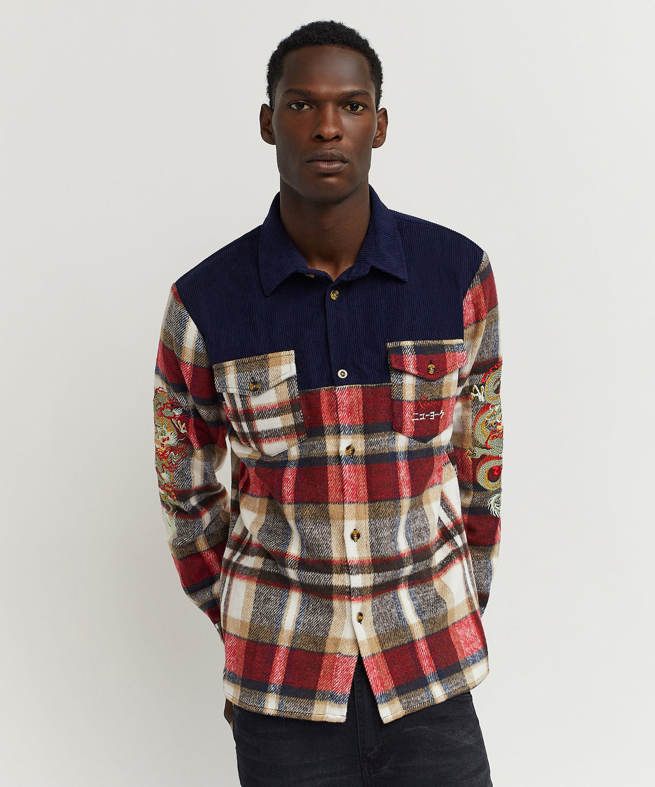 Dragons Embroiderd Overshirt