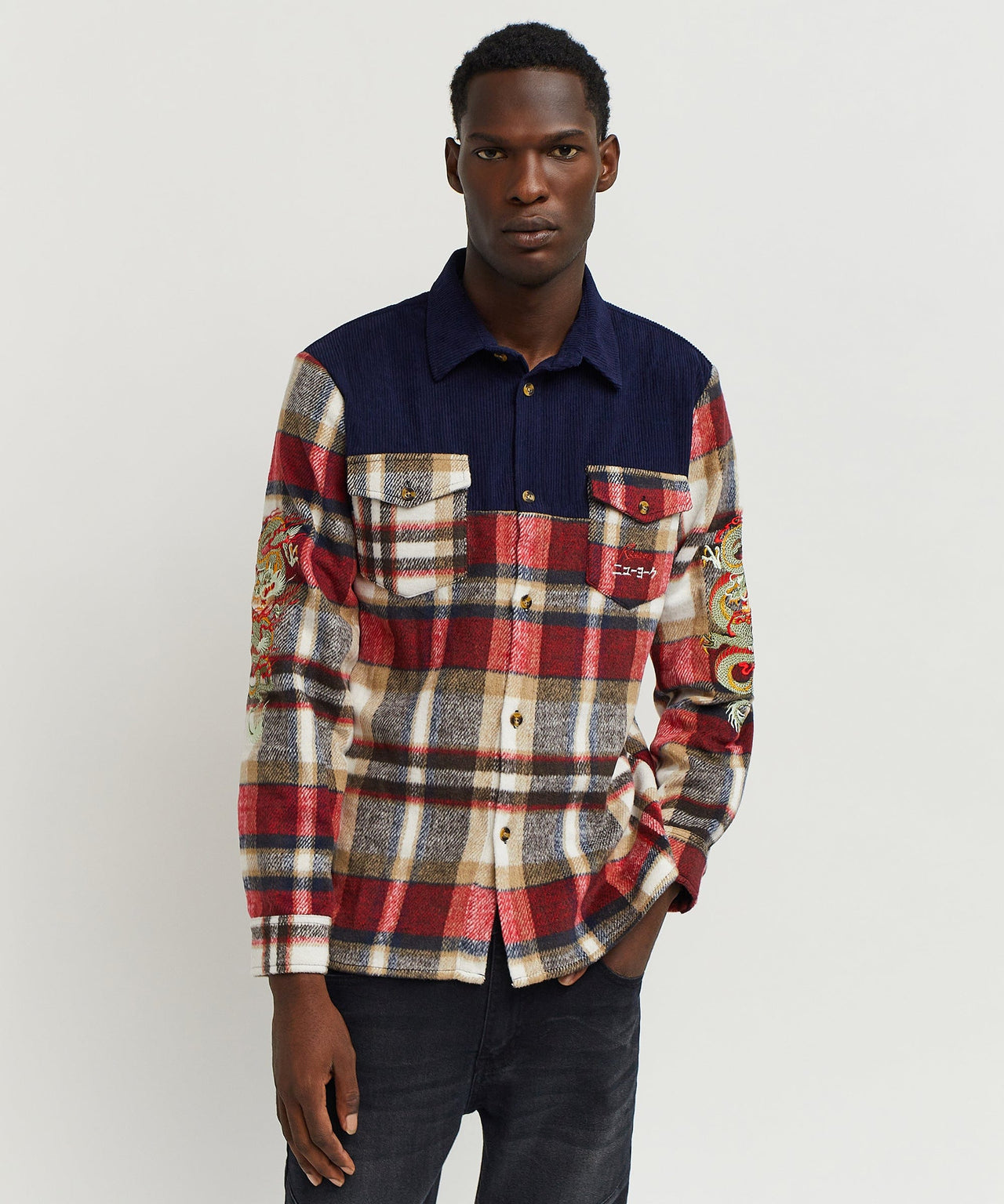 Dragons Embroiderd Overshirt