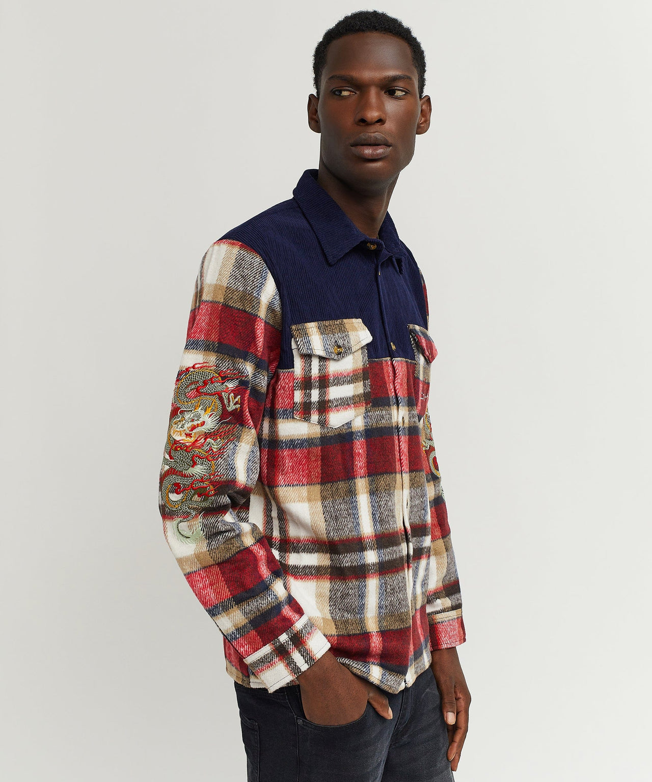 Dragons Embroiderd Overshirt