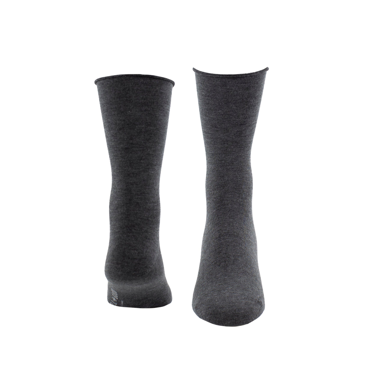 PERRI WELLNESS WOMENS NON-ELASTIC ROLL TOP CREW, 1PAIR