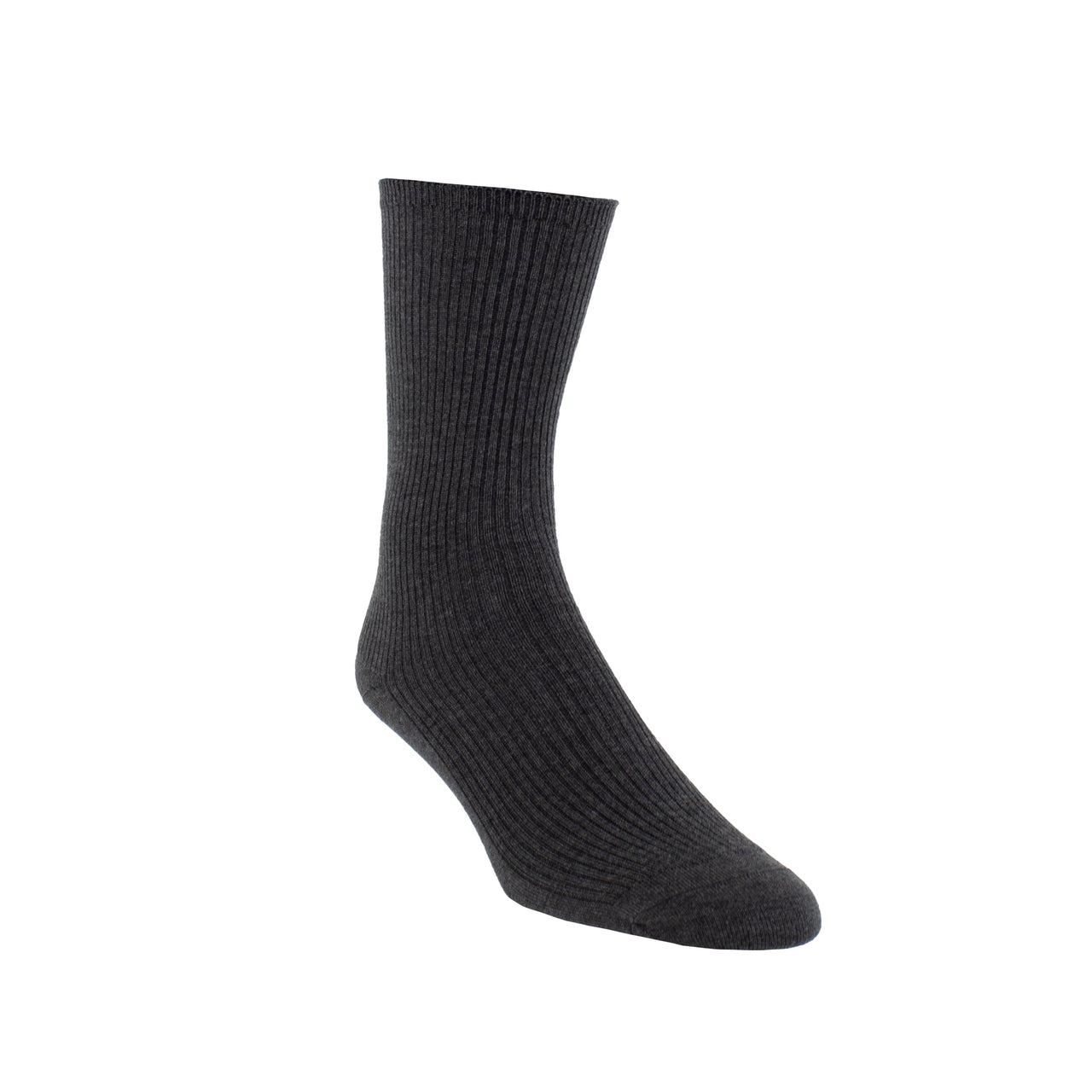 PERRI WELLNESS WOMENS NON-ELASTIC COTTON CREW, 1 PAIR