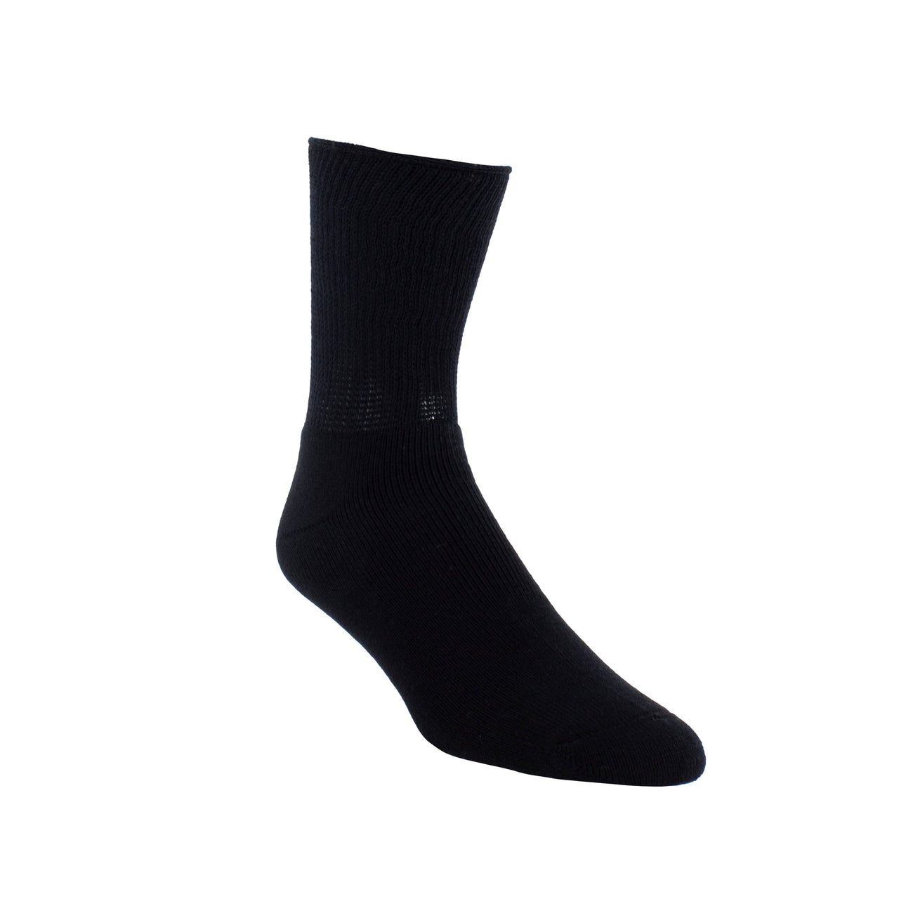PERRI WELLNESS WOMENS NON-BINDING COTTON CREW, 1 PAIR