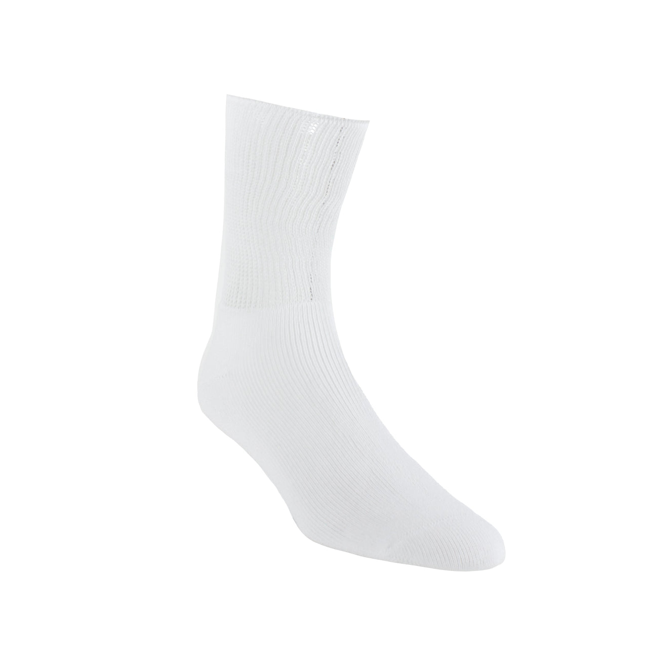 PERRI WELLNESS WOMENS NON-BINDING COTTON CREW, 1 PAIR