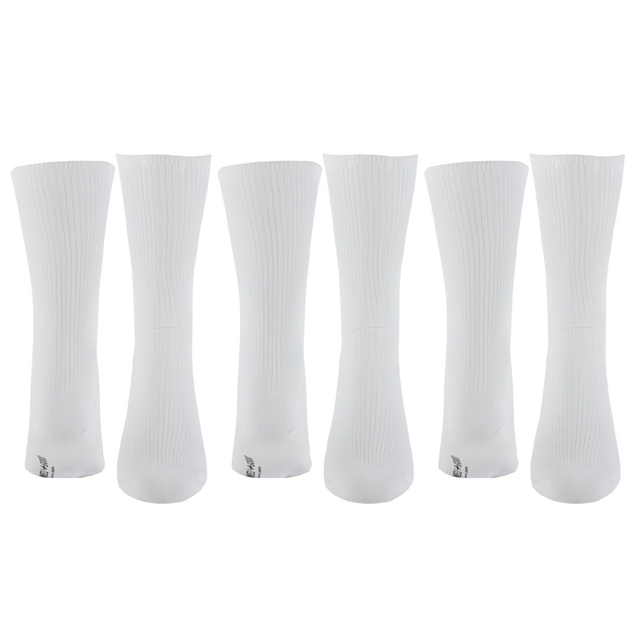 PERRI WELLNESS NON-ELASTIC COTTON CREW, 3 PAIR