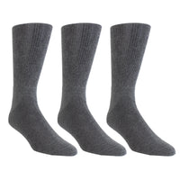 Thumbnail for PERRI WELLNESS MENS NON-BINDING COTTON CREW, 3 PAIR