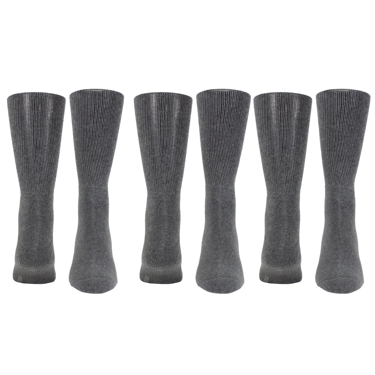 PERRI WELLNESS MENS NON-BINDING COTTON CREW, 3 PAIR