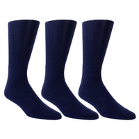 Thumbnail for PERRI WELLNESS MENS NON-BINDING COTTON CREW, 3 PAIR