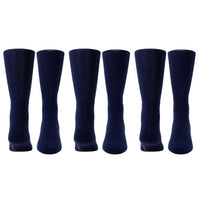 Thumbnail for PERRI WELLNESS MENS NON-BINDING COTTON CREW, 3 PAIR