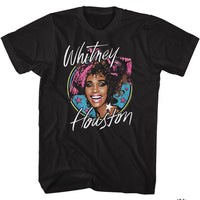 Thumbnail for WHITNEY HOUSTON-WHITNEY STARS BLACK ADULT S/S TSHIRT