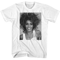 Thumbnail for WHITNEY HOUSTON-WHITNEY HOUSTON SIGNATURE 2-WHITE ADULT S/S TSHIRT