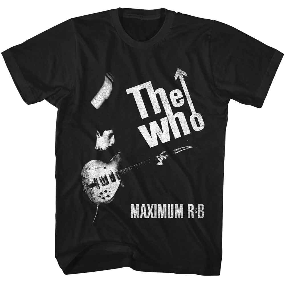 THE WHO-THE WHO MAXIMUM R AND B-BLACK ADULT S/S TSHIRT