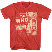 Thumbnail for THE WHO-THE WHO PONTIAC STADIUM-RED HEATHER ADULT S/S TSHIRT