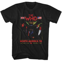 Thumbnail for THE WHO-THE WHO ITS HARD NORTH AMERICA 82-BLACK ADULT S/S TSHIRT