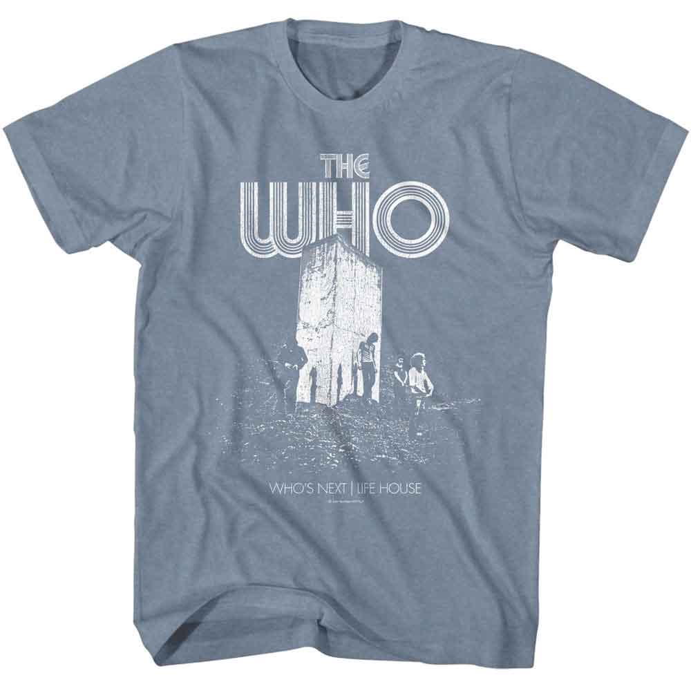 THE WHO-THE WHO WHOS NEXT LIFE HOUSE-INDIGO HEATHER ADULT S/S TSHIRT