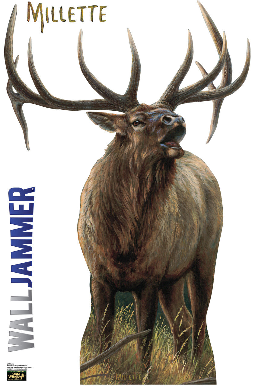 Life-size Big Rack Elk Wall Decal