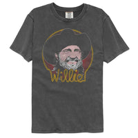 Thumbnail for WILLIE NELSON-WILLIE NELSON ROPE BORDER-PEPPER ADULT S/S COMFORT COLOR TSHIRT