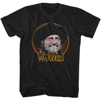 Thumbnail for WILLIE NELSON-WILLIE NELSON ROPE BORDER-BLACK ADULT S/S TSHIRT