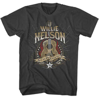 Thumbnail for WILLIE NELSON-WILLIE NELSON OUTLAW GUITAR-SMOKE ADULT S/S TSHIRT