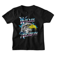 Thumbnail for Willie Nelson - Eagle Chrome Vintage Toddler T-Shirt