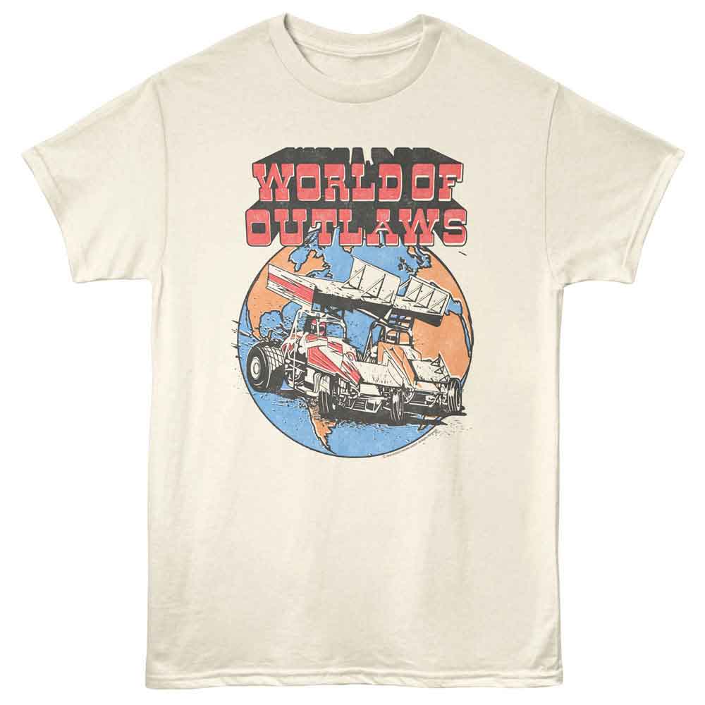 WORLD OF OUTLAWS-WORLD OF OUTLAWS-NATURAL ADULT S/S TSHIRT