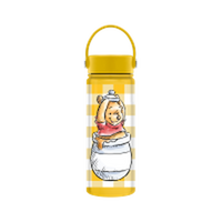 Thumbnail for Winnie The Pooh Daisy Chains Yellow Checkered Honey Pooh 20Oz Stainless Steel Water Bottle W Swivel Handle – 12 pc ppk ($11.75 each)