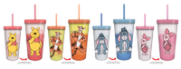 Thumbnail for Winnie The Pooh Character Sketch Name Pose Set  24oz 4 pack Color Change Plastic Tumbler – 12 pc ppk ($8.00 each)