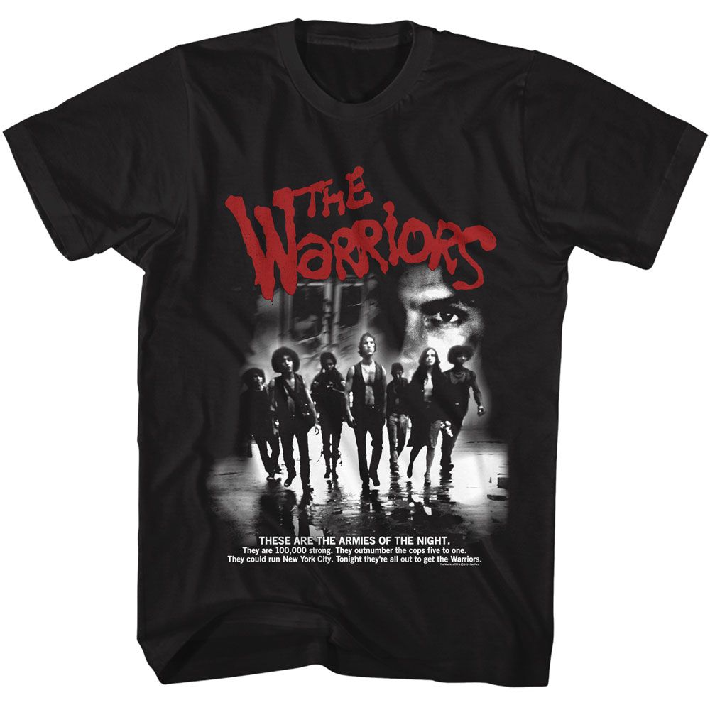 THE WARRIORS-THE WARRIORS THE ARMIES OF THE NIGHT-BLACK ADULT S/S TSHIRT
