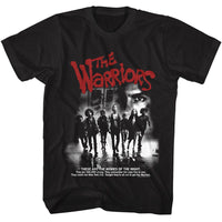 Thumbnail for THE WARRIORS-THE WARRIORS THE ARMIES OF THE NIGHT-BLACK ADULT S/S TSHIRT