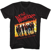 Thumbnail for THE WARRIORS-THE WARRIORS TONIGHT THEYRE ALL OUT-BLACK ADULT S/S TSHIRT