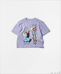 Thumbnail for Popeye Logo Women's Graphic Cropped T-Shirt