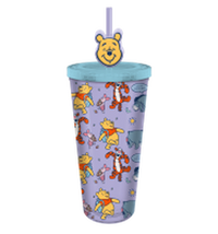 Thumbnail for Winnie the Pooh Best Adventure Friends  24oz Plastic Cold Cup w/ Lid and Topper Straw – 12 pc ppk ($6.50 each)
