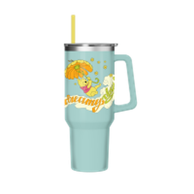 Winnie The Pooh Psychedelic Pooh Dreamy Days 40oz Stainless Steel Tumbler w Handle – 12 pc ppk ($13.75 each)