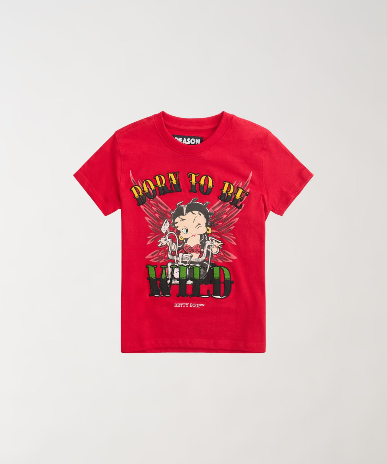 Women Betty Boop Born To Be Wild Baby T-Shirt
