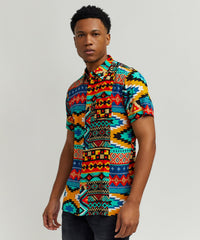 Thumbnail for Aztec Print S/S Shirt