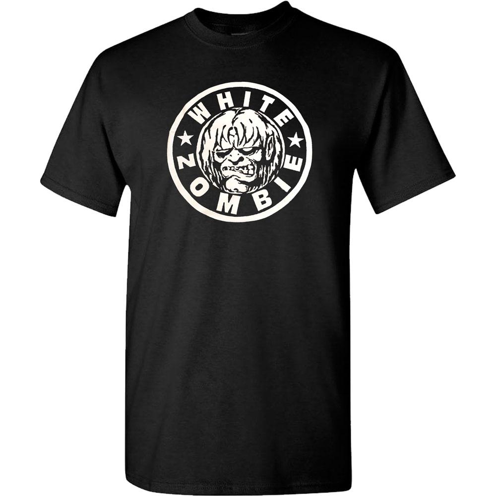 White Zombie Circle Logo T-Shirt