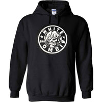 Thumbnail for White Zombie Circle Logo Pullover Hoodie