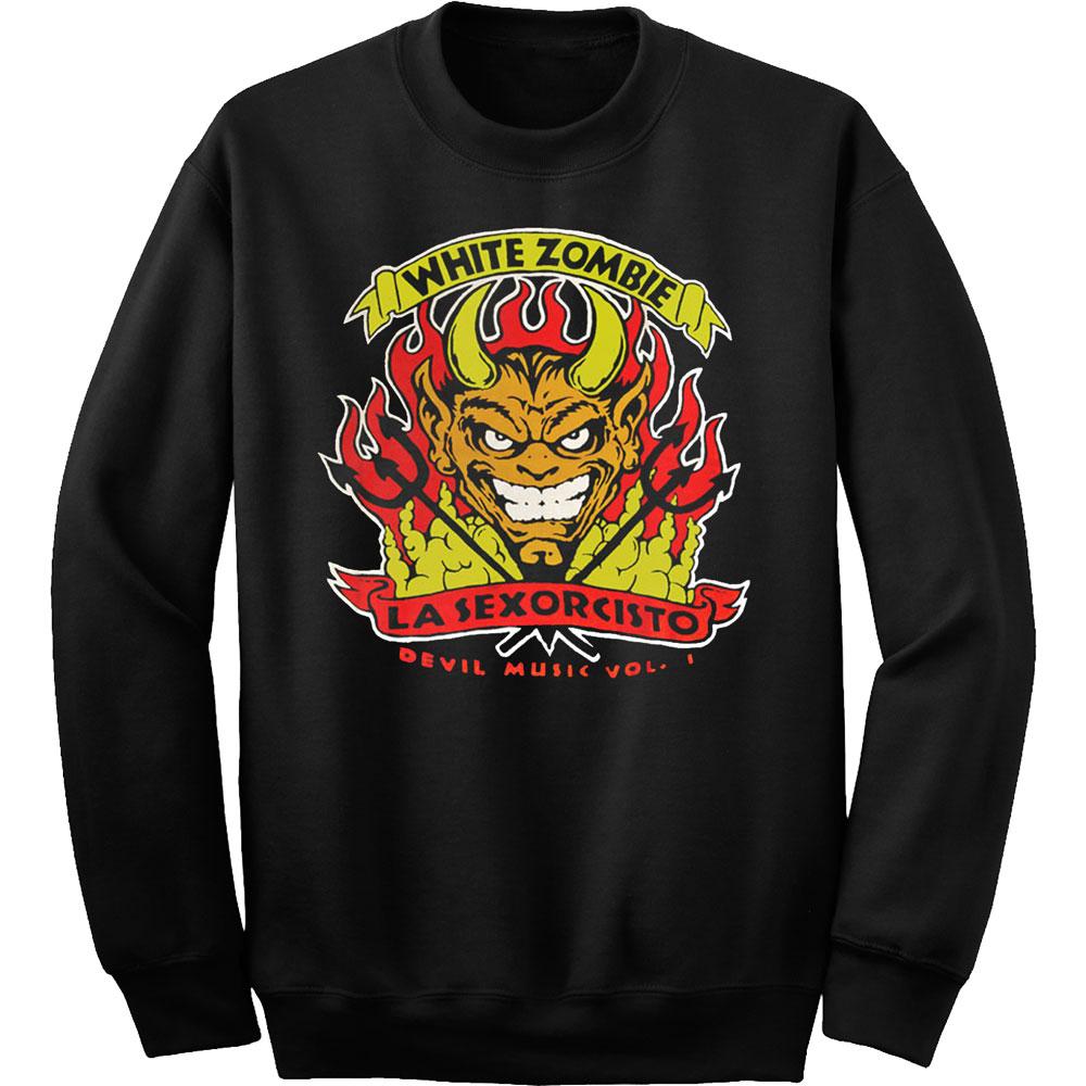 White Zombie Devil Music Crewneck Sweatshirt