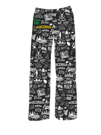Thumbnail for BRIEF INSANITY Wisconsin Chalkboard Pajama Pants