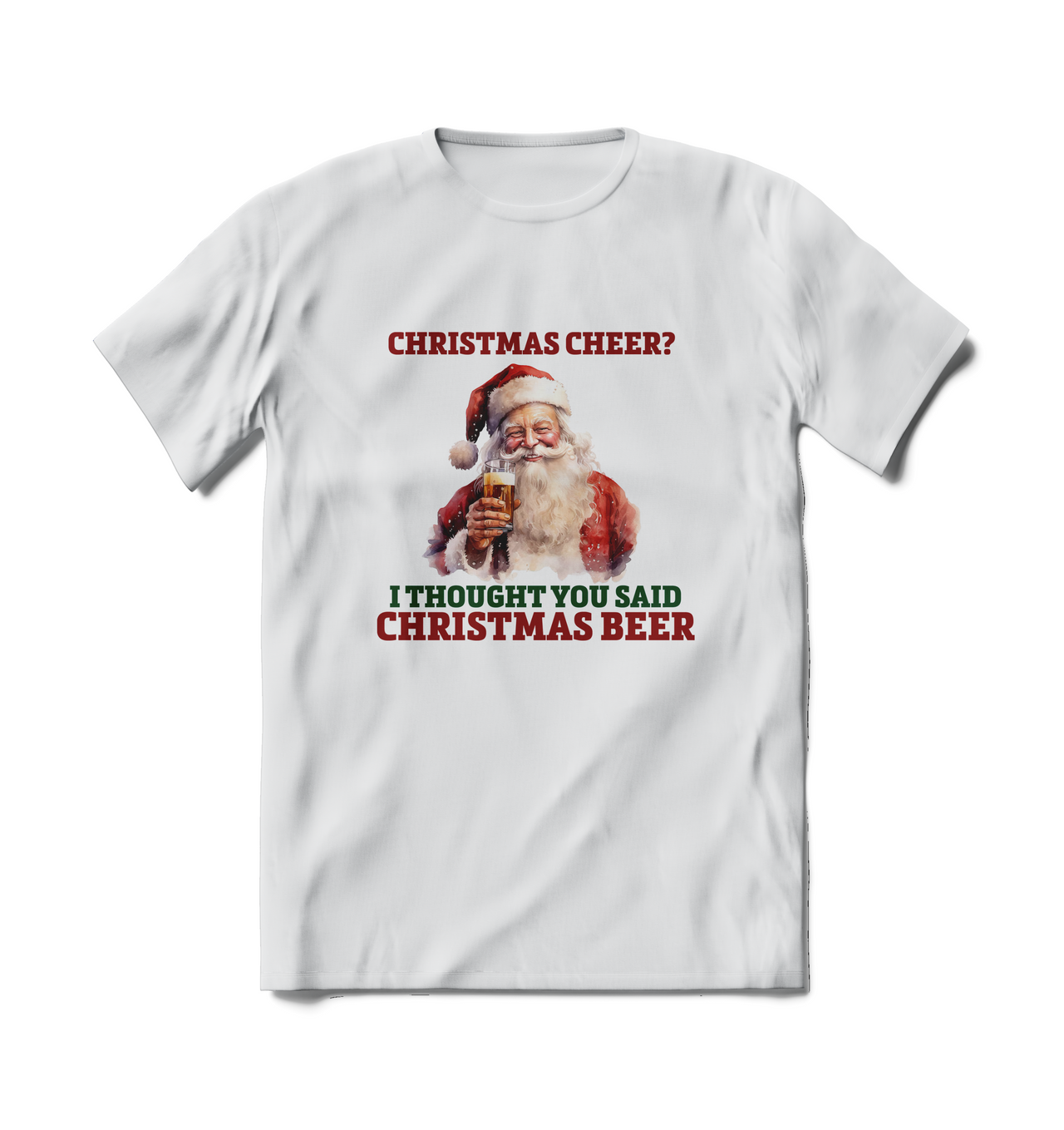 Full of Christmas Beer Short Sleeve T-Shirt