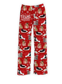 Thumbnail for Feline Festive Lounge Pants