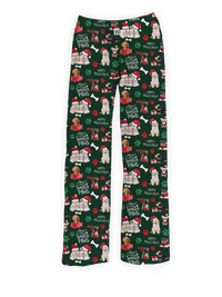Thumbnail for Festive Chalkboard Dog Lounge Pants