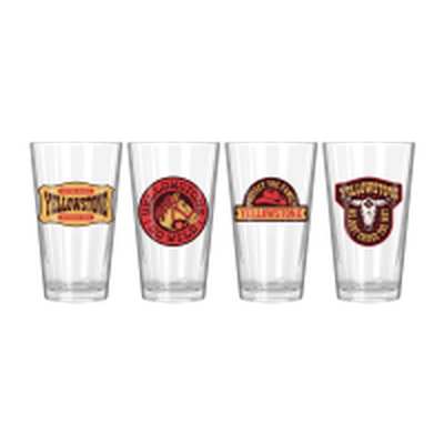 Star Wars Mandalorian Gimmie Nom  4pc. 16oz. Pint Glass Set – 4 pc ppk ($17.50 each)