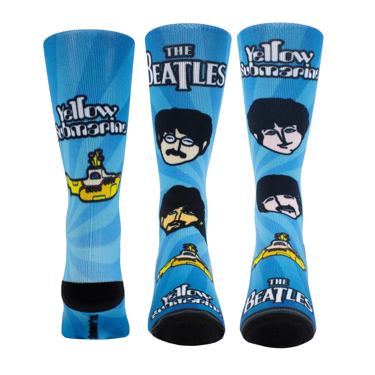 The Beatles Yellow Submarine PSYCHEDELLIC FACES SOCKS, 1 PAIR