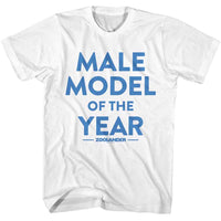 Thumbnail for ZOOLANDER-ZOOLANDER MALE MODEL-WHITE ADULT S/S TSHIRT