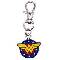 Thumbnail for DC Comics Wonder Woman Shield Logo Rubber Keychain - 3 pc prepack
