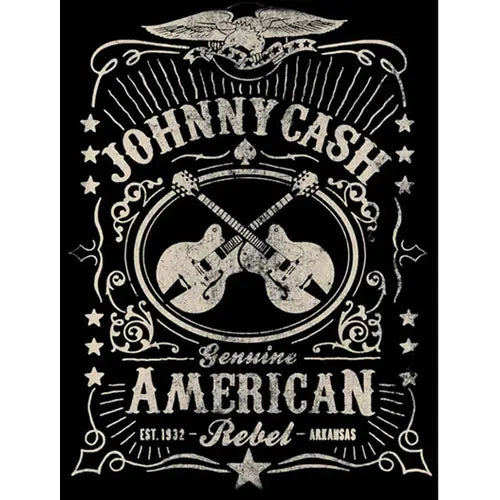 Johnny Cash American Rebel Sticker