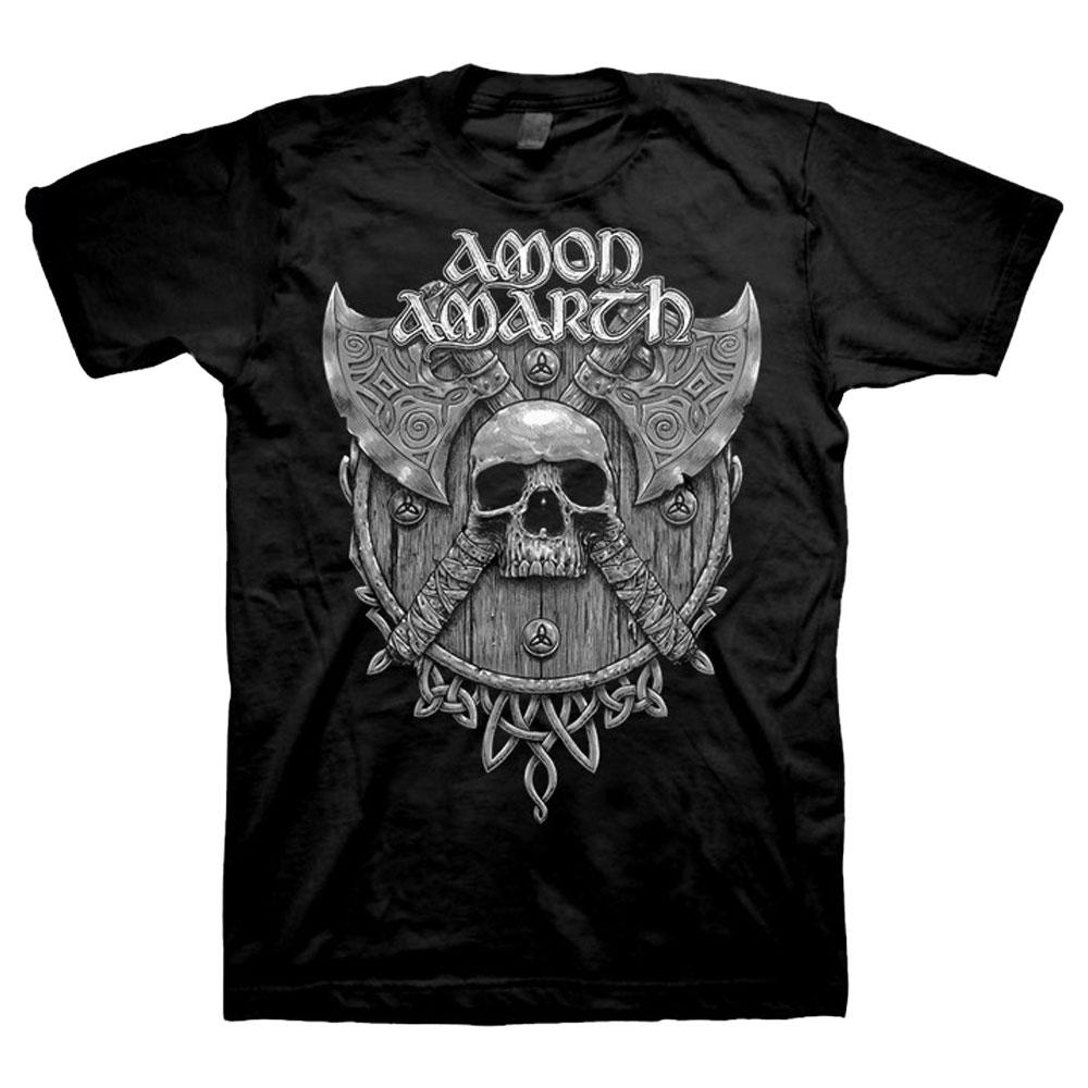 Amon Amarth Grey Skull T-Shirt