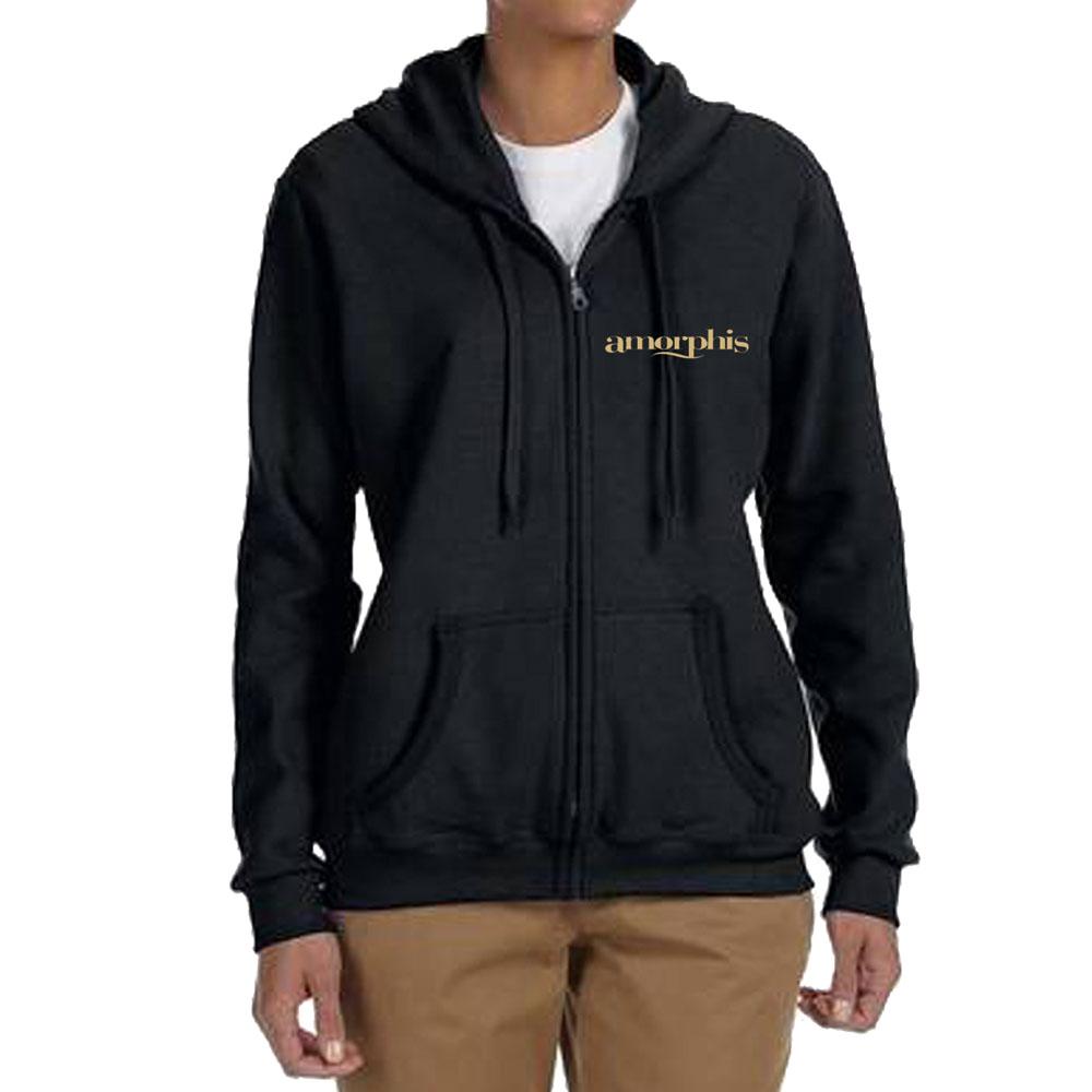 Amorphis Logo Rotonde Ladies Zip Hoodie