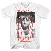 Thumbnail for ANIMAL HOUSE-TOGATOGATOGA-WHITE ADULT S/S TSHIRT