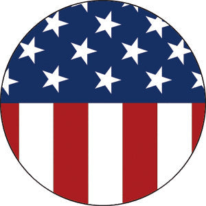 U.S. Flag 1.5" Button - 6 pc prepack